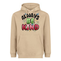 Mushroom always be kind Heavyweight Hoodie - MaliasSmallBusiness