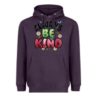 Plum always be kind Heavyweight Hoodie - MaliasSmallBusiness