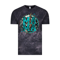 Cloud Black cowhide mama lighting bolt Vintage Tee - Zillion Design Studio