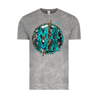 Cloud Rock cowhide mama lighting bolt Vintage Tee - Zillion Design Studio