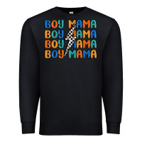 Black boy mama lightning bolt Premium Sweatshirt - MaliasSmallBusiness