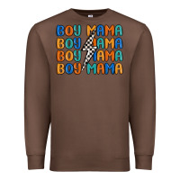 Chestnut boy mama lightning bolt Premium Sweatshirt - MaliasSmallBusiness