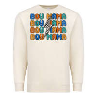 Sandshell boy mama lightning bolt Premium Sweatshirt - MaliasSmallBusiness