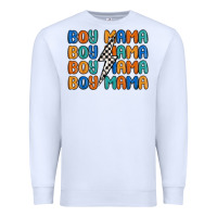 White boy mama lightning bolt Premium Sweatshirt - MaliasSmallBusiness