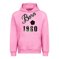 Fuchsia Pink Born In 1960 Urban Hoodie - Bettercallsaul