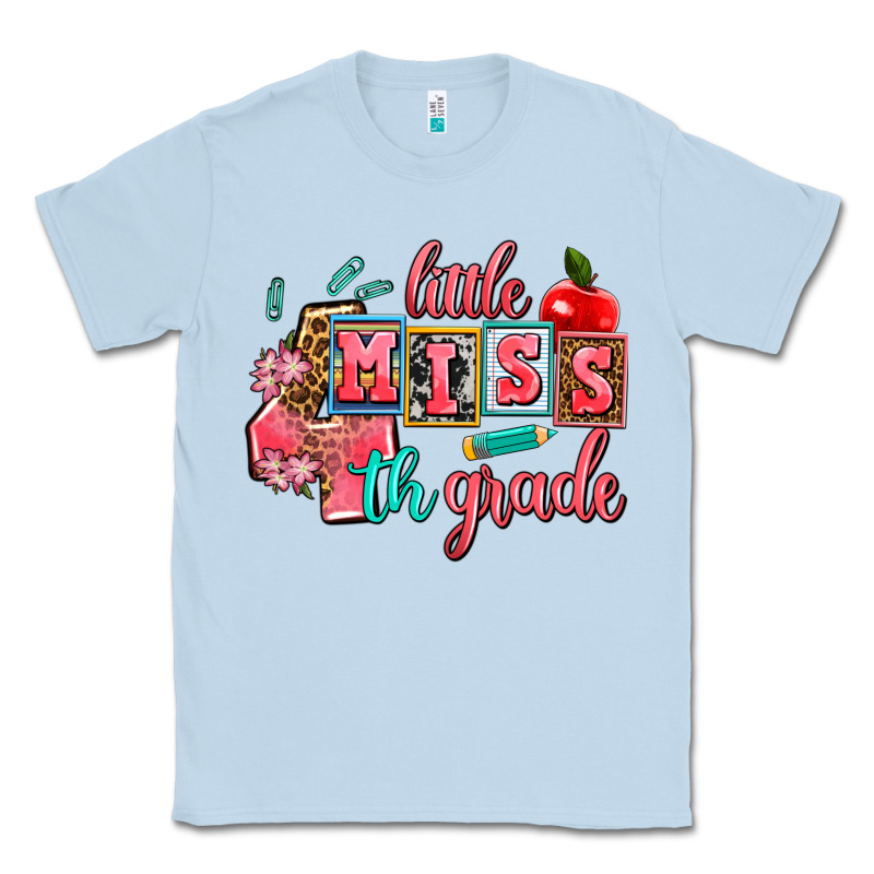 Little Miss 4 Th Grade Classic Tee by AdoDesignShop | Teevron
