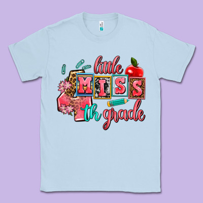 Little Miss 4 Th Grade Classic Tee Designed By Adodesignshop