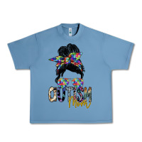 Pebble Blue autism mom Urban Heavy Tee - SublimationCraftShop