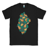 Black christmas gingerbread cookies patch Classic Tee - BundleAndBundleShop