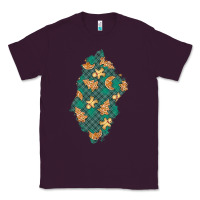 Plum christmas gingerbread cookies patch Classic Tee - BundleAndBundleShop
