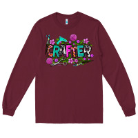 Burgundy crafter Long Sleeve Tee - AdoDesignShop