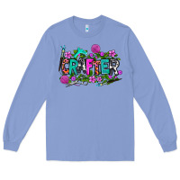 Colony Blue crafter Long Sleeve Tee - AdoDesignShop