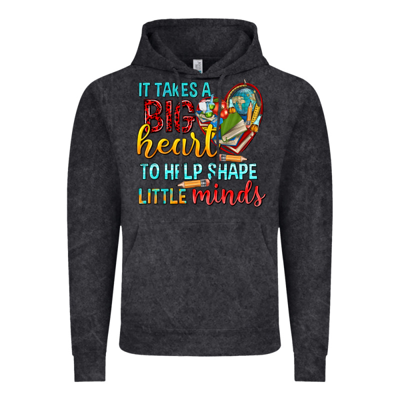 Big Heart To Help Shape Little Minds Tbw Vintage Hoodie by texasbilliewilder | Teevron