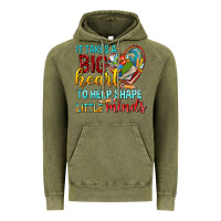Vintage Olive big heart to help shape little minds tbw Vintage Hoodie - texasbilliewilder