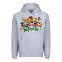 Heather Grey nacho bitchacho Premium Hoodie - LillyAllenDesigns