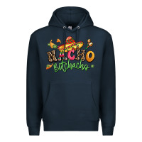 Navy nacho bitchacho Premium Hoodie - LillyAllenDesigns
