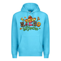 Ocean Blue nacho bitchacho Premium Hoodie - LillyAllenDesigns