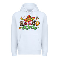 White nacho bitchacho Premium Hoodie - LillyAllenDesigns