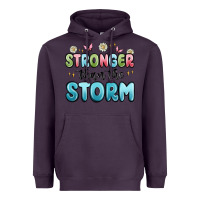Plum stronger than the storm Heavyweight Hoodie - MaliasSmallBusiness
