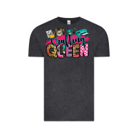 Vintage Black crafting queen Vintage Tee - Zillion Design Studio