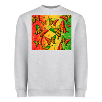 Heather Grey juneteenth butterfly Heavyweight Sweatshirt - Zillion Design Studio
