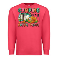 Cardinal camping is my happy place Premium Sweatshirt - MaliasSmallBusiness