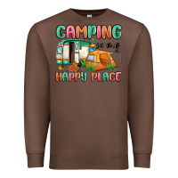 Chestnut camping is my happy place Premium Sweatshirt - MaliasSmallBusiness