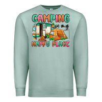 Seafoam camping is my happy place Premium Sweatshirt - MaliasSmallBusiness