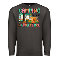 Smoke camping is my happy place Premium Sweatshirt - MaliasSmallBusiness
