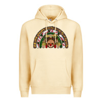 Pina Colada reindeer rainbow christmas Premium Hoodie - AdoDesignShop