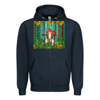 Goat With Sunflower And Cactus Zipper Hoodie | Teevron