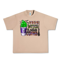 Burro this witch needs coffee Urban Heavy Tee - CowhideDigitalArt