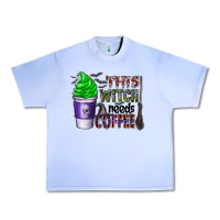 Grape Ice this witch needs coffee Urban Heavy Tee - CowhideDigitalArt