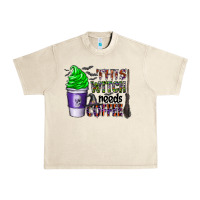 Sandshell this witch needs coffee Urban Heavy Tee - CowhideDigitalArt