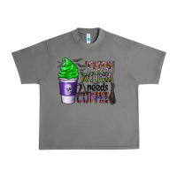 Tornado this witch needs coffee Urban Heavy Tee - CowhideDigitalArt