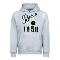 Heather Grey Born In 1958 Urban Hoodie - Bettercallsaul