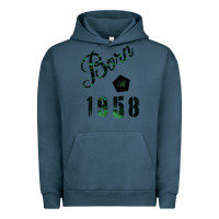 Pigment Midnight Navy Born In 1958 Urban Hoodie - Bettercallsaul