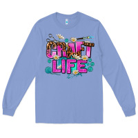 Colony Blue craft life Long Sleeve Tee - AdoDesignShop