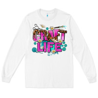 White craft life Long Sleeve Tee - AdoDesignShop