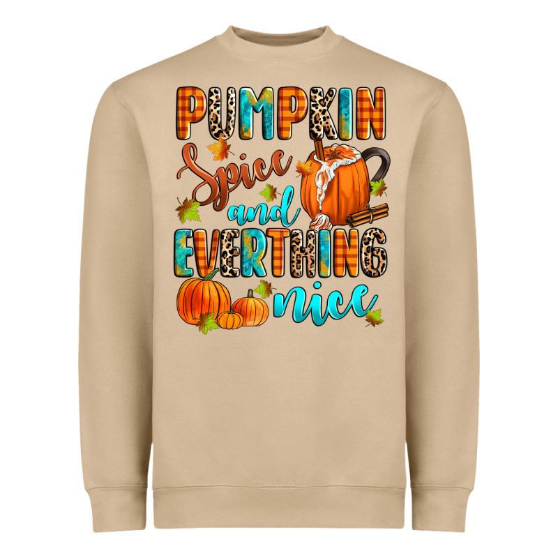 Pumpkin Spice And Everthing Nice Heavyweight Sweatshirt by Zillion Design Studio | Teevron