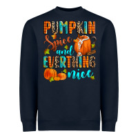 Navy pumpkin spice and everthing nice Heavyweight Sweatshirt - Zillion Design Studio