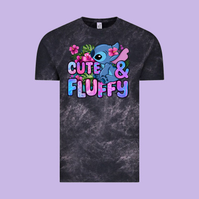 Cute And Fluffy Stitch Vintage Tee Designed By Zillion Design Studio