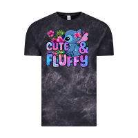 Cloud Black cute and fluffy stitch Vintage Tee - Zillion Design Studio
