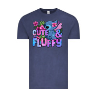 Vintage Denim cute and fluffy stitch Vintage Tee - Zillion Design Studio