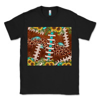 Black football leopard gemstone sunflower Classic Tee - JahusDesignShop