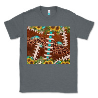 Charcoal Heather football leopard gemstone sunflower Classic Tee - JahusDesignShop