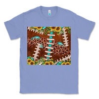 Colony Blue football leopard gemstone sunflower Classic Tee - JahusDesignShop