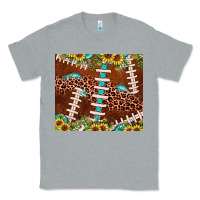 Heather Grey football leopard gemstone sunflower Classic Tee - JahusDesignShop