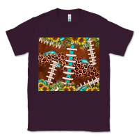 Plum football leopard gemstone sunflower Classic Tee - JahusDesignShop