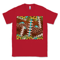 Red football leopard gemstone sunflower Classic Tee - JahusDesignShop